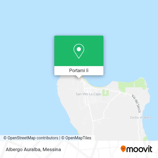 Mappa Albergo Auralba