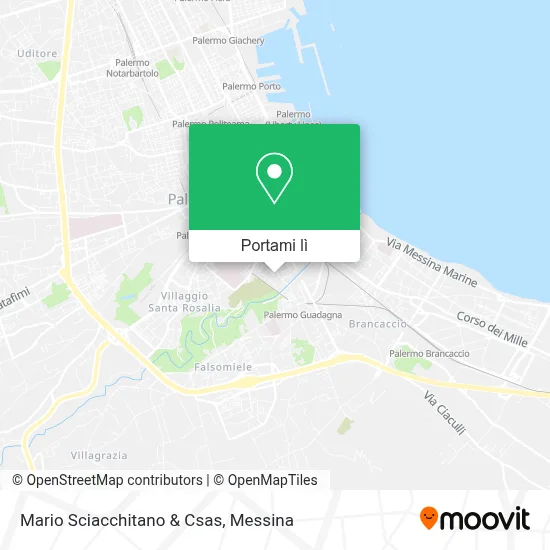 Mappa Mario Sciacchitano & Csas