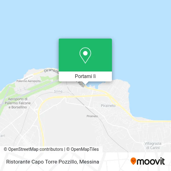 Mappa Ristorante Capo Torre Pozzillo