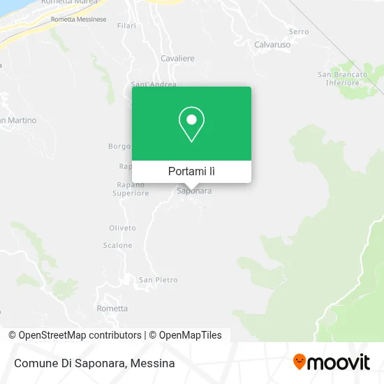 Mappa Comune Di Saponara