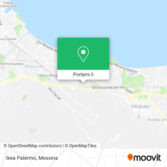 Mappa Ikea Palermo