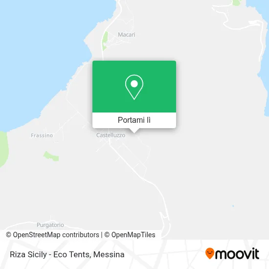 Mappa Riza Sicily - Eco Tents
