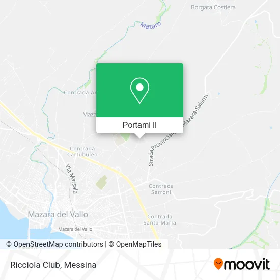 Mappa Ricciola Club