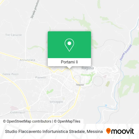 Mappa Studio Flaccavento Infortunistica Stradale