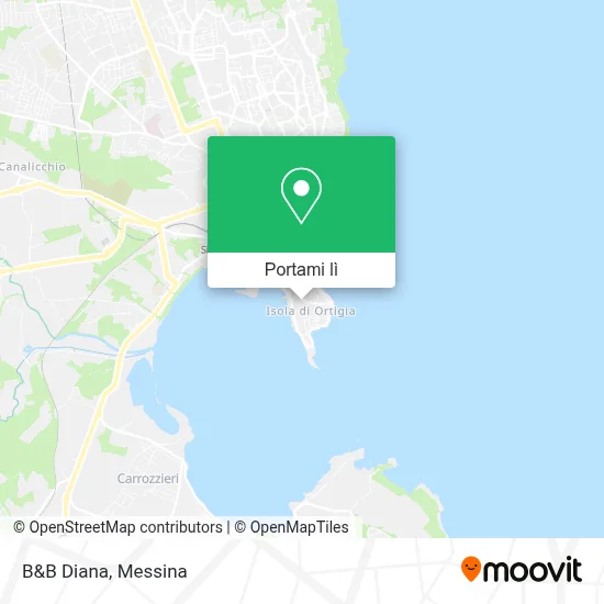 Mappa B&B Diana