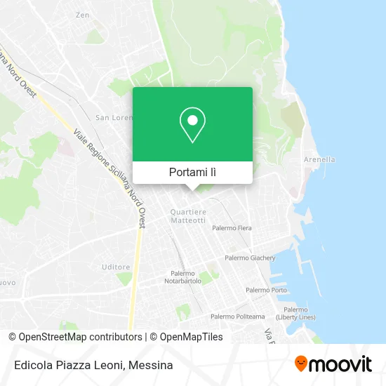 Mappa Edicola Piazza Leoni