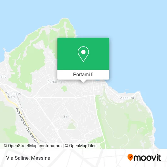 Mappa Via Saline