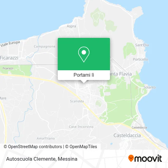 Mappa Autoscuola Clemente