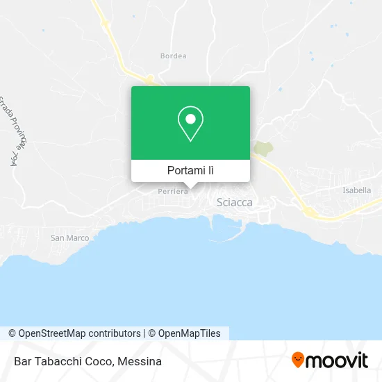 Mappa Bar Tabacchi Coco