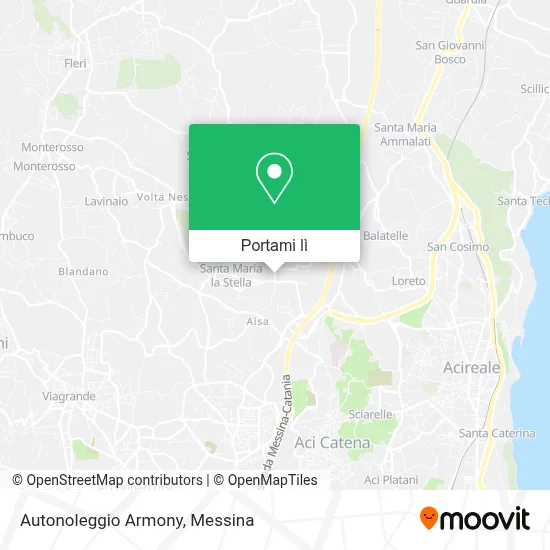 Mappa Autonoleggio Armony