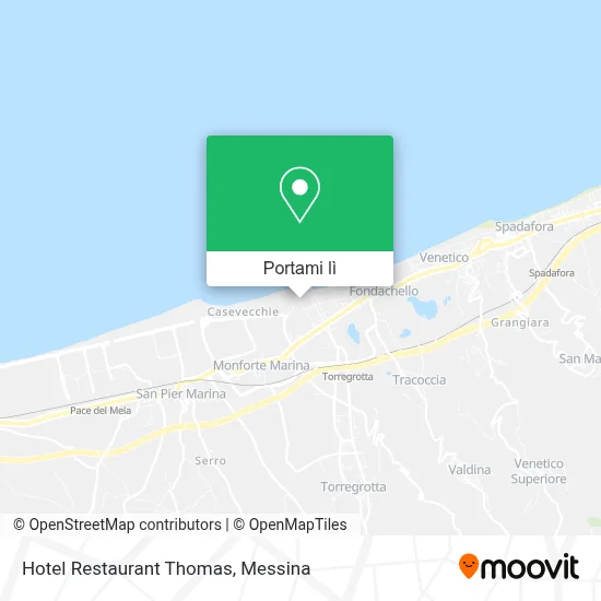Mappa Hotel Restaurant Thomas