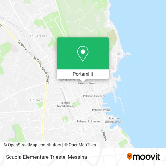 Mappa Scuola Elementare Trieste