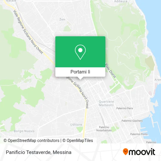 Mappa Panificio Testaverde