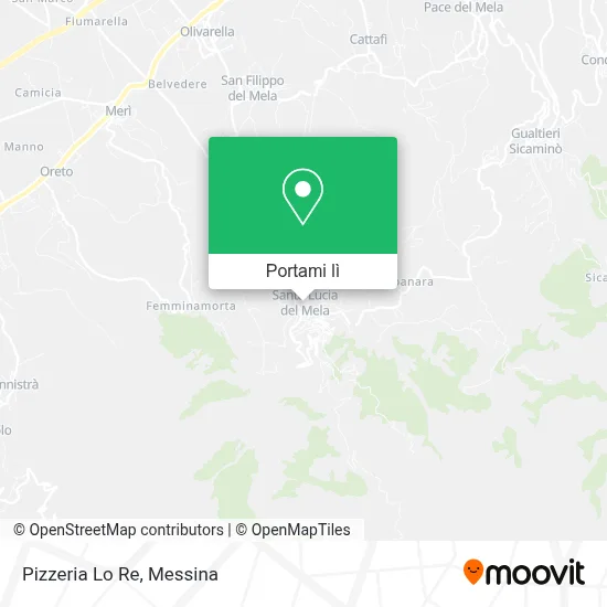 Mappa Pizzeria Lo Re