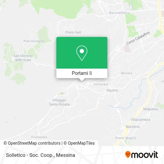 Mappa Solletico - Soc. Coop.