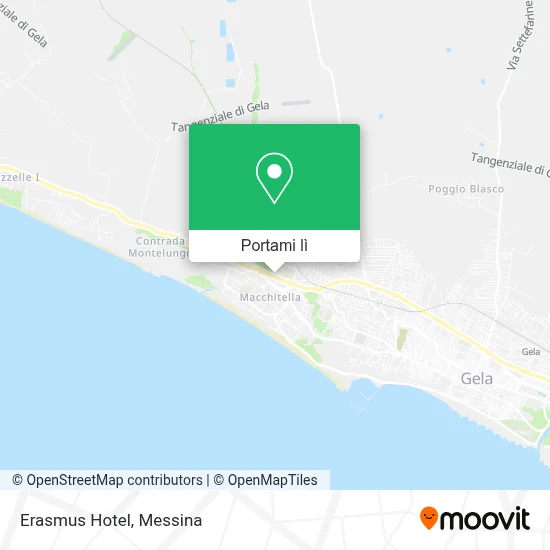 Mappa Erasmus Hotel