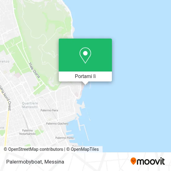 Mappa Palermobyboat