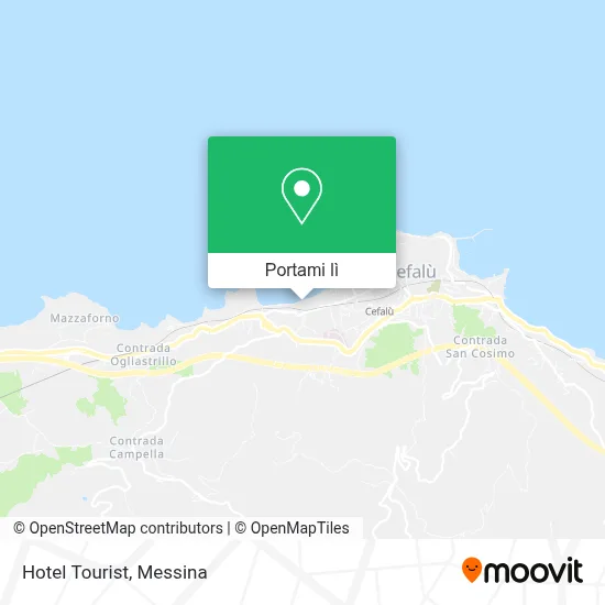 Mappa Hotel Tourist