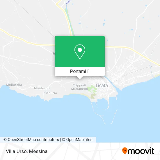 Mappa Villa Urso