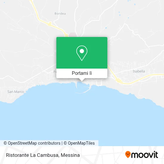 Mappa Ristorante La Cambusa
