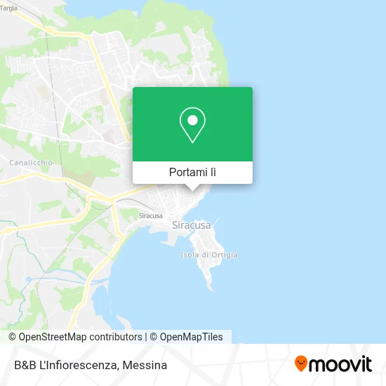 Mappa B&B L'Infiorescenza