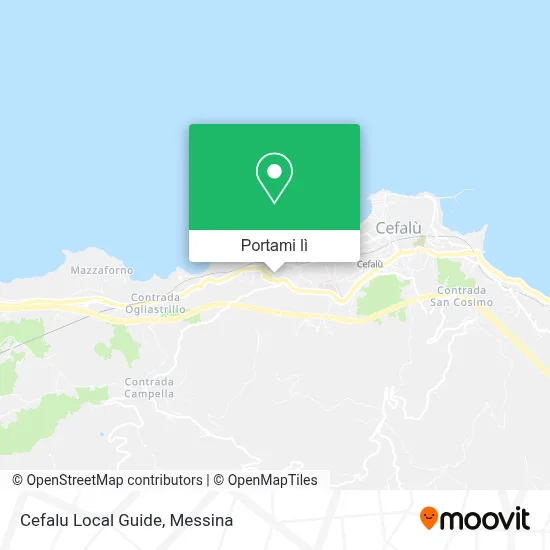 Mappa Cefalu Local Guide
