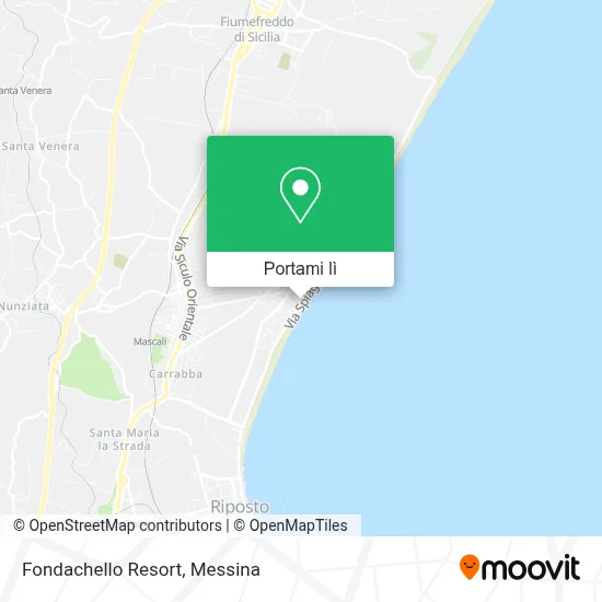 Mappa Fondachello Resort