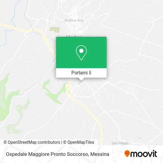 Mappa Ospedale Maggiore Pronto Soccorso