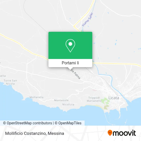 Mappa Mollificio Costanzino