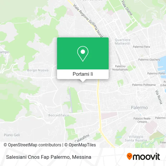 Mappa Salesiani Cnos Fap Palermo