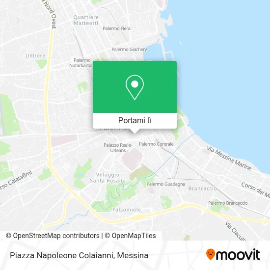 Mappa Piazza Napoleone Colaianni