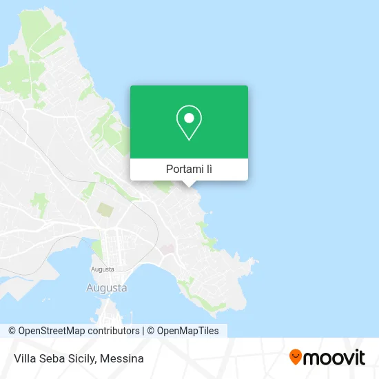 Mappa Villa Seba Sicily