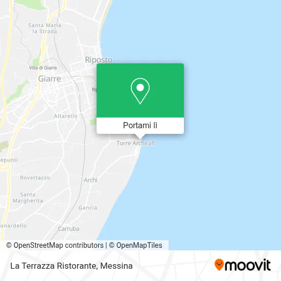Mappa La Terrazza Ristorante