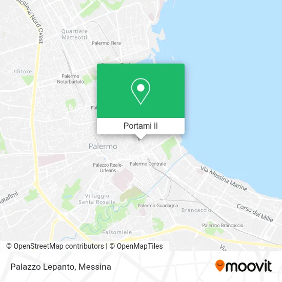 Mappa Palazzo Lepanto