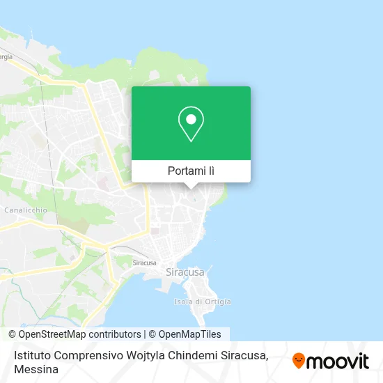 Mappa Istituto Comprensivo Wojtyla Chindemi Siracusa