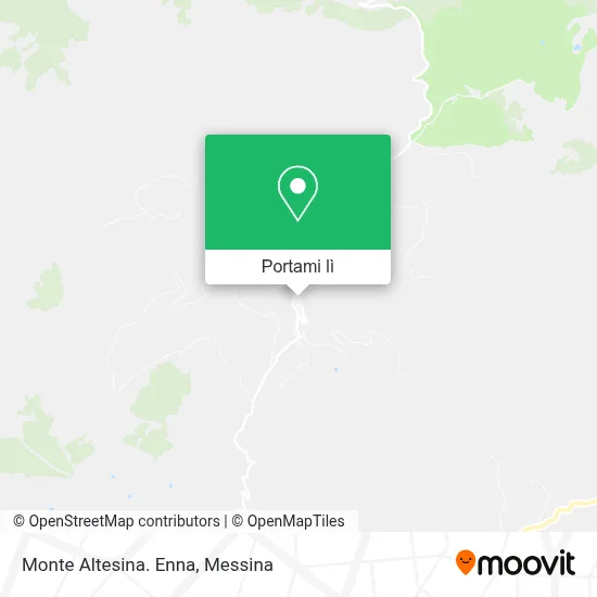 Mappa Monte Altesina. Enna