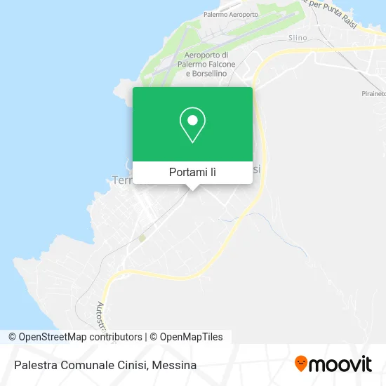 Mappa Palestra Comunale Cinisi