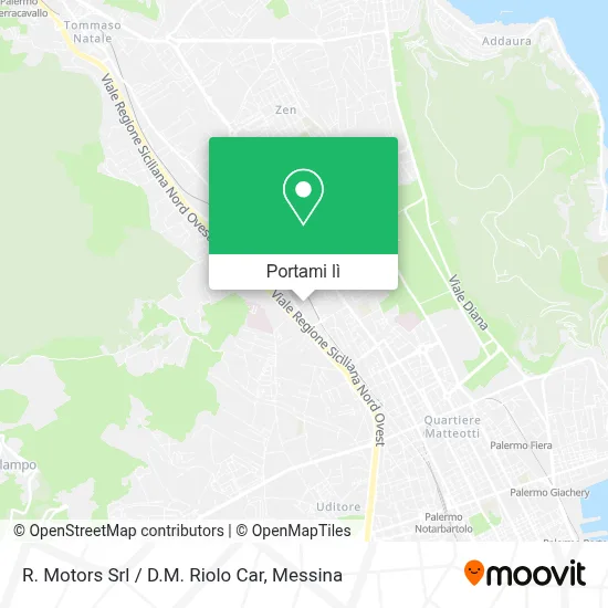 Mappa R. Motors Srl / D.M. Riolo Car