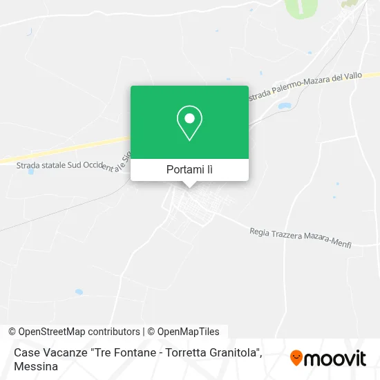 Mappa Case Vacanze "Tre Fontane - Torretta Granitola"