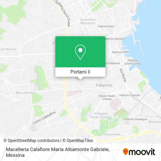 Mappa Macelleria Calafiore Maria Albamonte Gabriele