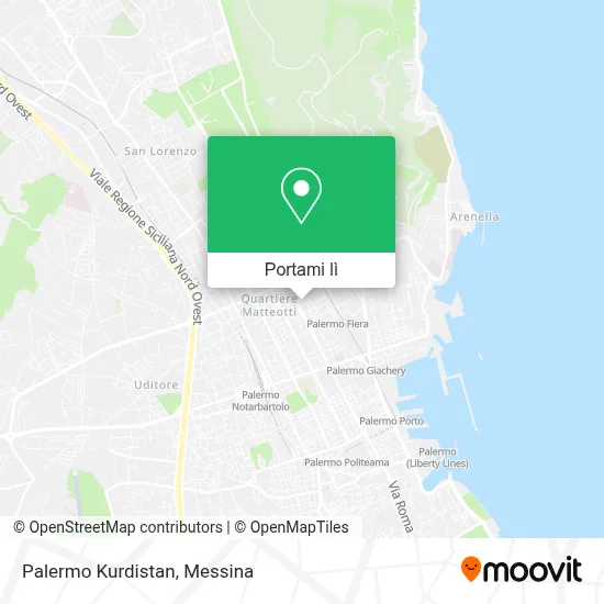 Mappa Palermo  Kurdistan