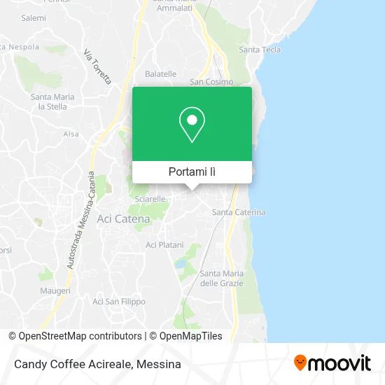 Mappa Candy Coffee Acireale