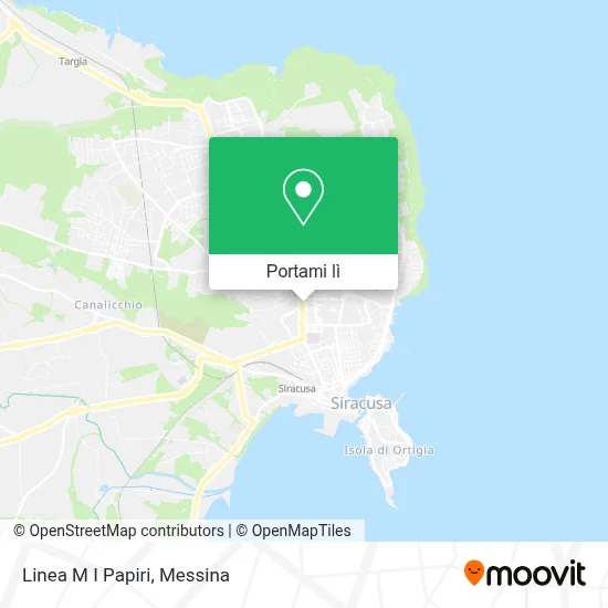 Mappa Linea M I Papiri