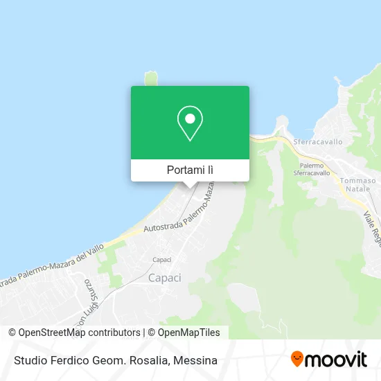 Mappa Studio Ferdico Geom. Rosalia