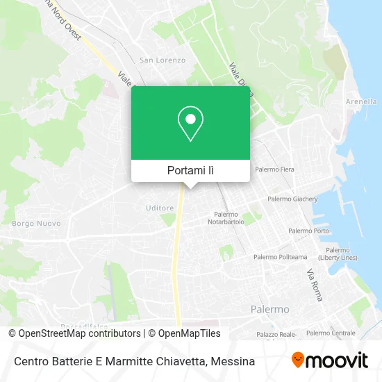Mappa Centro Batterie E Marmitte Chiavetta