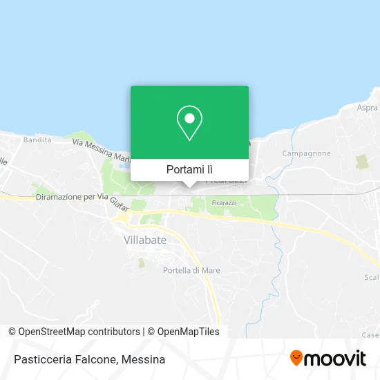 Mappa Pasticceria Falcone