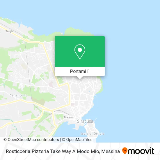 Mappa Rosticceria Pizzeria  Take Way A Modo Mio