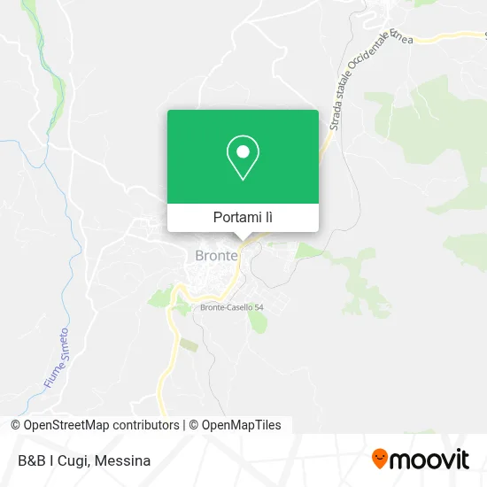Mappa B&B I Cugi