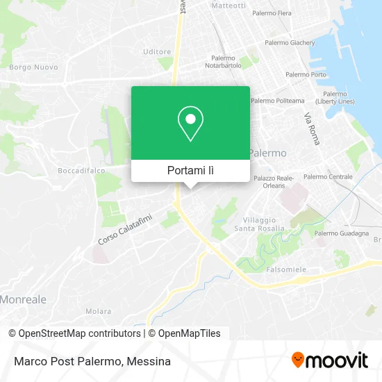 Mappa Marco Post Palermo