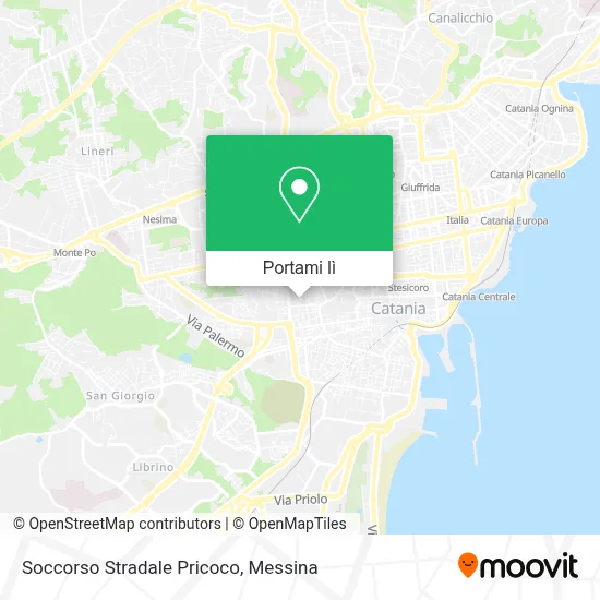 Mappa Soccorso Stradale Pricoco